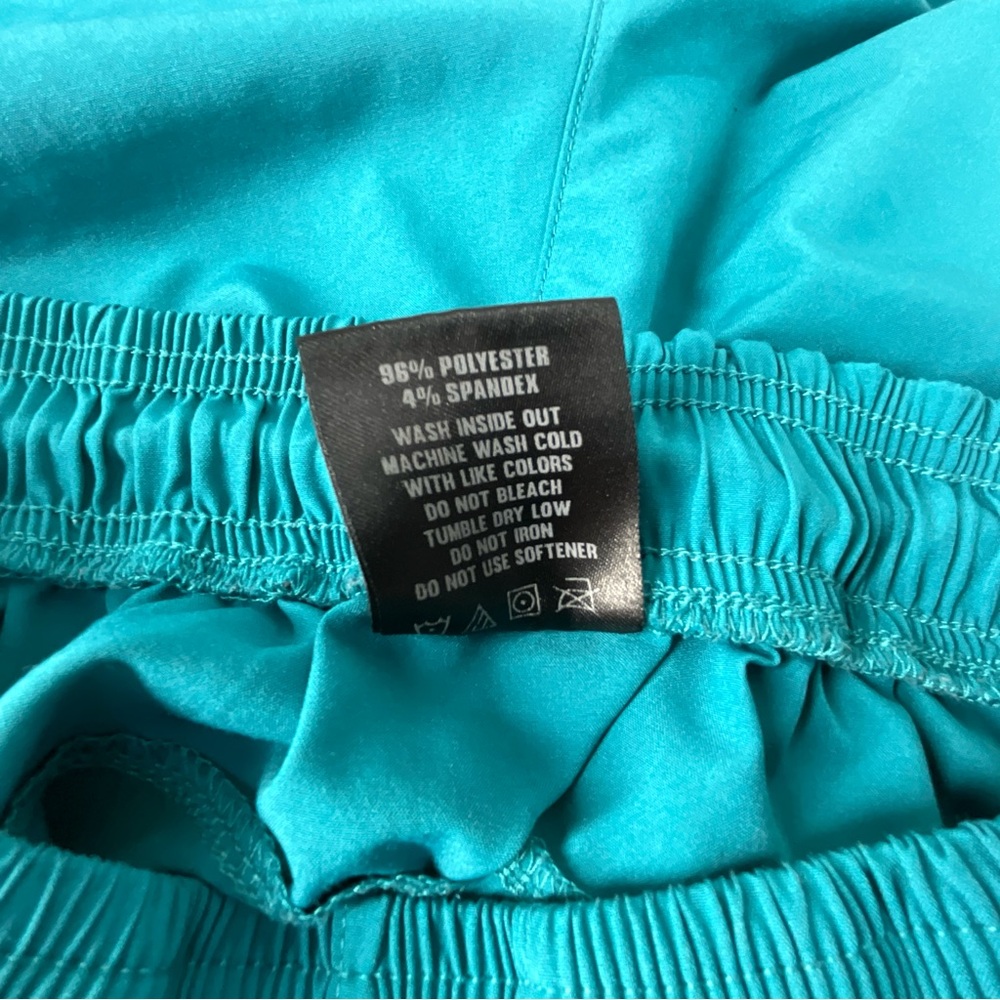 ZYIA Men’s Active Arrival Teal Athletic Shorts Size Small - Picture 5 of 13